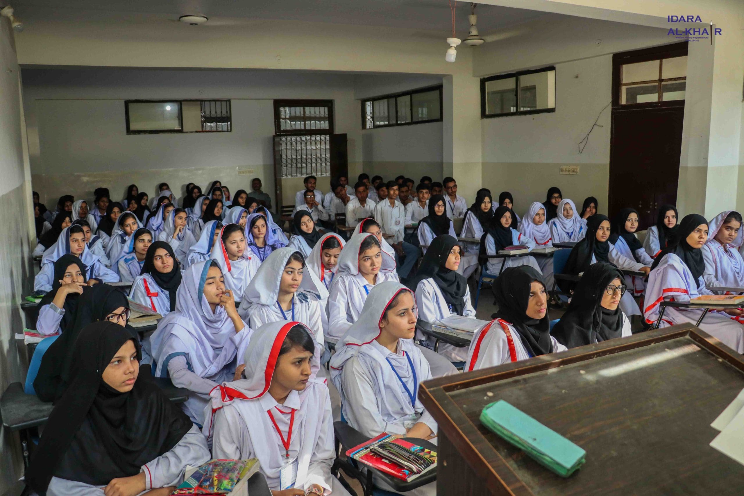 Students in classroom learning